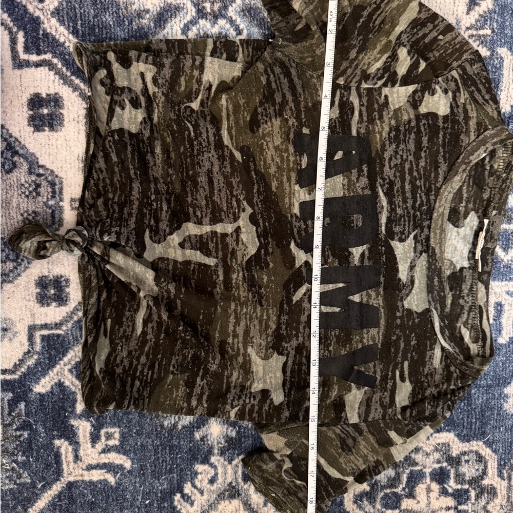 January 7 Camouflage Crop Top